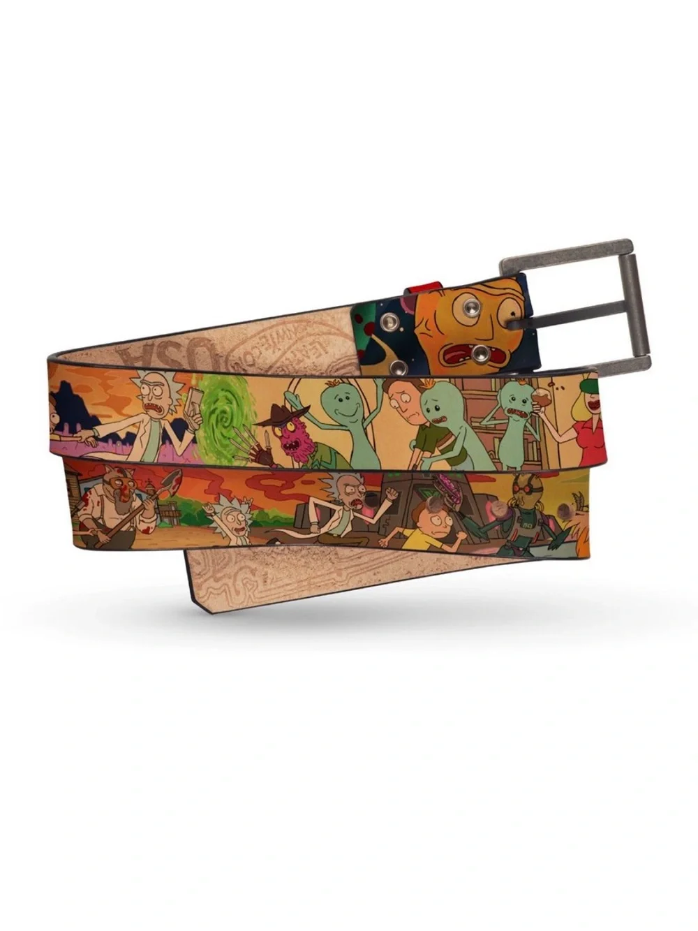 Jon Wye Leather Rick and Morty Belt